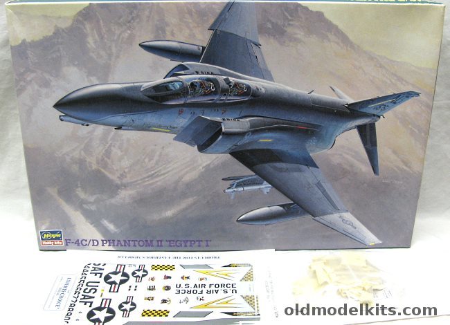 Hasegawa 1/48 F-4C / F-4D Phantom II 'Egypt I' - With Resin Cockpit and Experts-Choice Decals -  184th FIS 191st FIG Michigan ANG or 89th TFS 906th TFG 482 TFW AFRES, PT11 plastic model kit